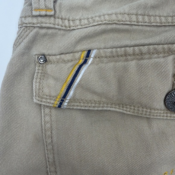 Vintage‎ Coogi Cargo Shorts Mens 42 Y2K Baggy Embroidered Yellow Drawstring 90s - Picture 10 of 11